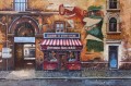 YXJ0043e impressionism street scenes shop